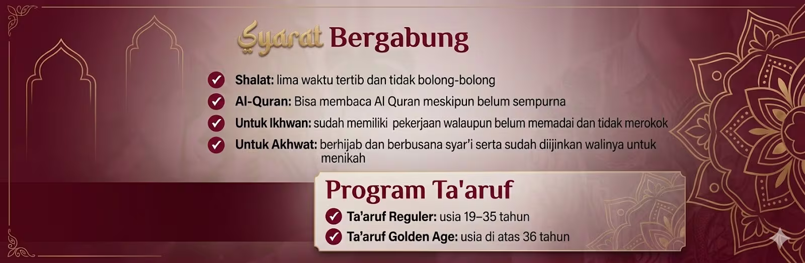 Syarat mendaftar dan alur program Kampus Pra Nikah